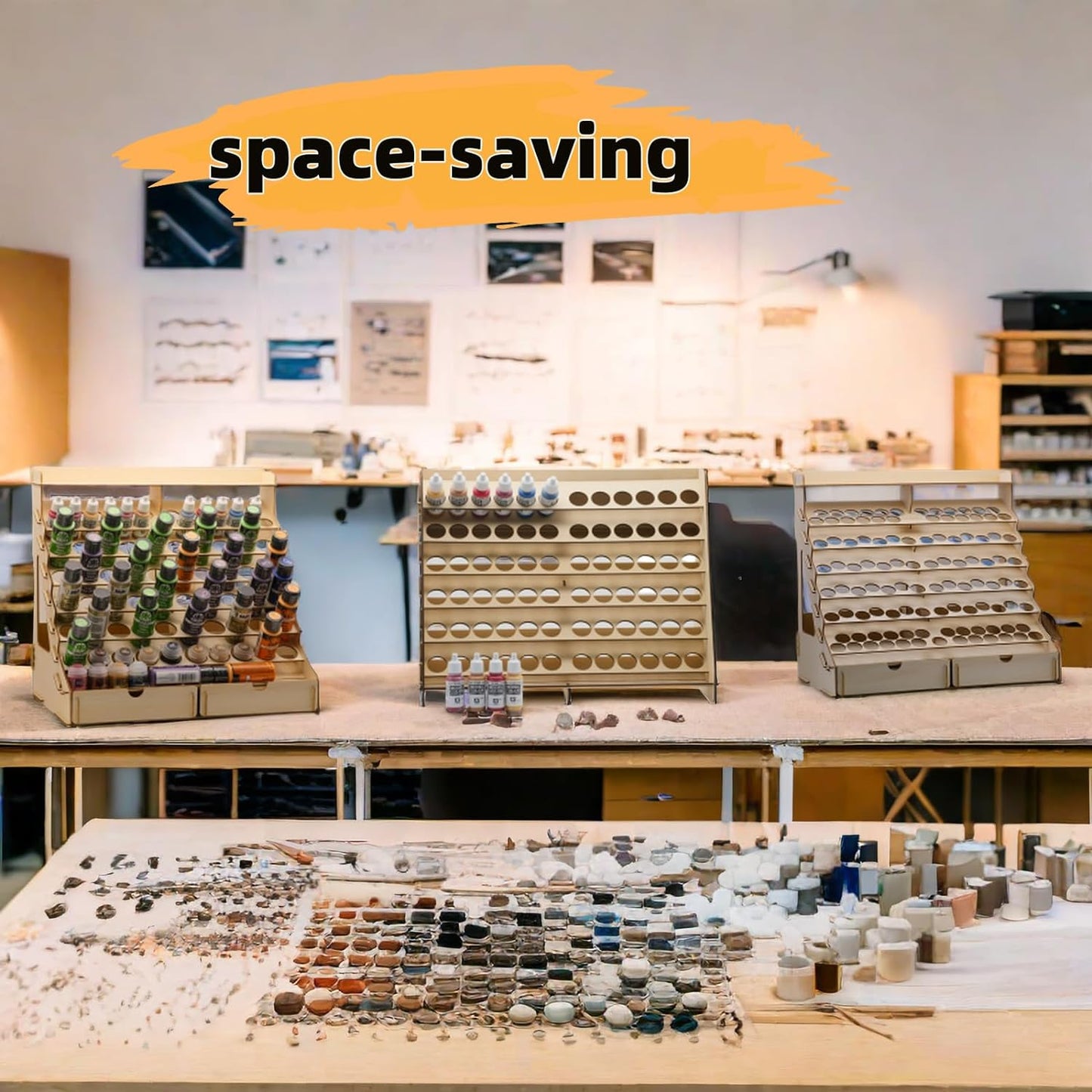Craft Paint Storage-Modula